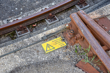 Drehscheibe, Siegmundsherberg, Schiene, Gleis, Auflagerung, Drehpunkt, Drehscheibenbrücke,...