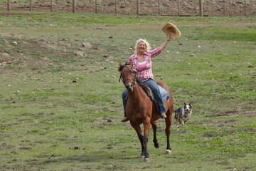 Sense of freedom riding bareback