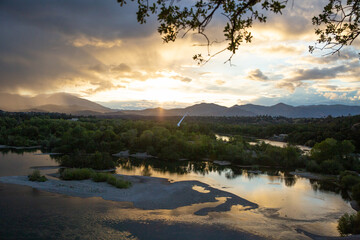 Brilliant Redding California Sunset