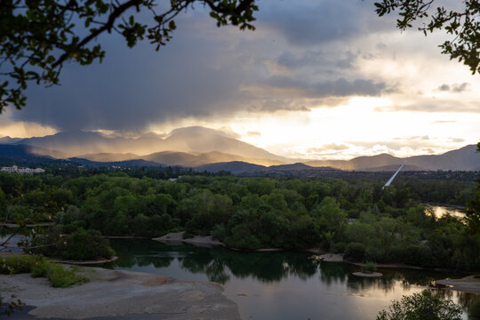 Brilliant Redding California Sunset