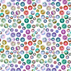 Hobbies seamless plastic buttons pattern for fabrics and wrapping paper and clothes print and kids and homemade products