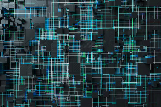 Circuit board or mainboard.
