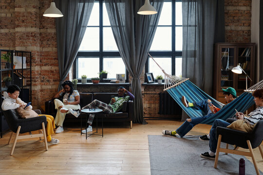 Young People Surfing Internet