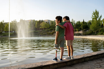 Friends children In The Park