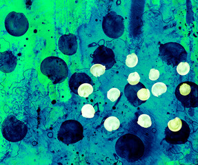 Abstract macro cell molecules concept