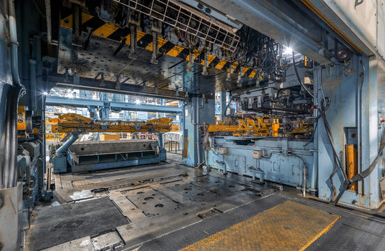 Machines for the production of metal automotive parts.