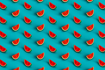 pattern of many slices of watermelons 