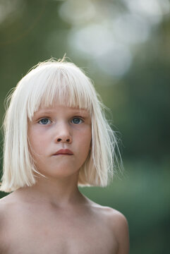 Beautiful blonde child