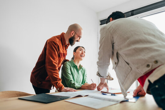 Couple Signing Real Estate Contract 