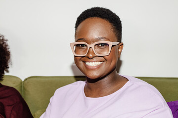 Portrait of a woman looking at the camera