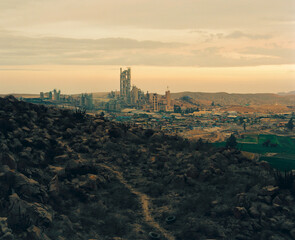 Industrial Plant in Remote Mountain Location