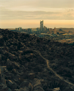 Industrial Plant in Dystopian Location