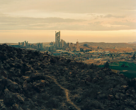 Industrial Plant in Remote Mountain Location