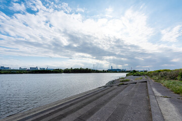 荒川の河川敷