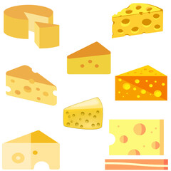 illustration of a house food cheese