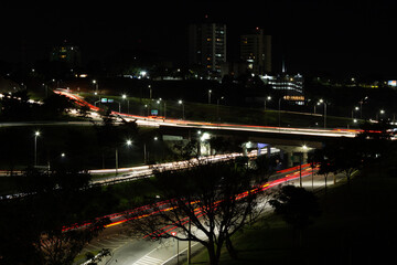 Fototapeta na wymiar Motion Speed Light on São José dos Campos