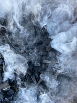 Smoking Charcoal