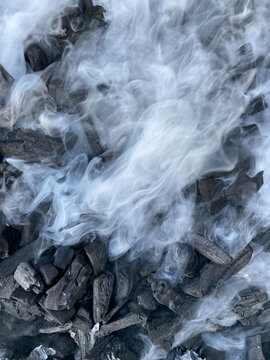 Smoking Charcoal