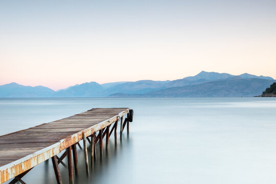 Jetty in a calm sea