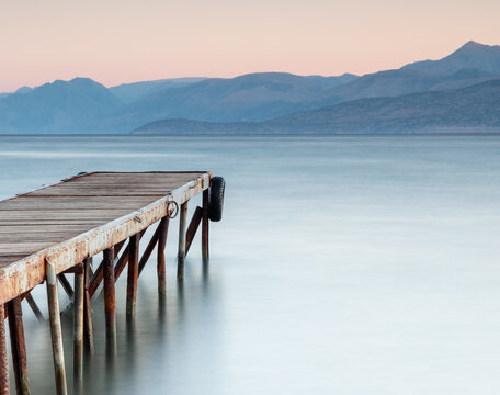 Jetty in a calm sea