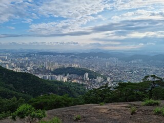view from the mountain