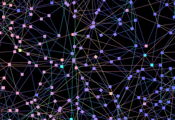 Zoomed In Dark Web Concept