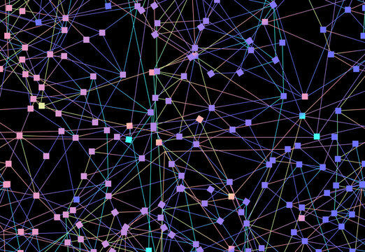 Zoomed In Dark Web Concept