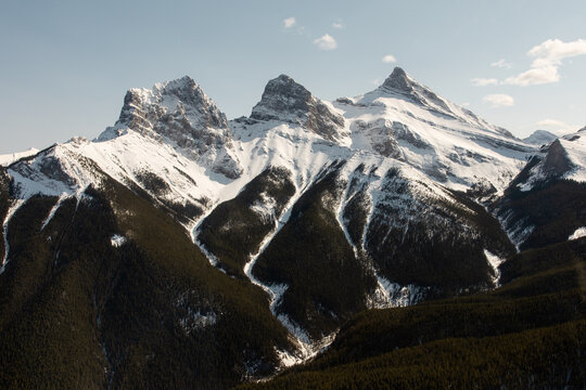 Three Mountain Peaks