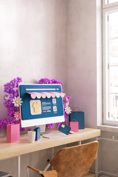 Minimal Desktop Online Shop