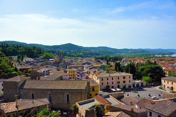 panorama of Bolsena Lazio Italy - obrazy, fototapety, plakaty