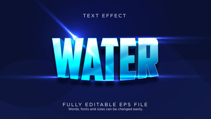 Deep Water Text Effect Font Type