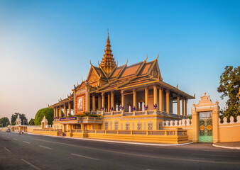 The Moonlight Pavilion, Phnom Penh, Cambodia - obrazy, fototapety, plakaty