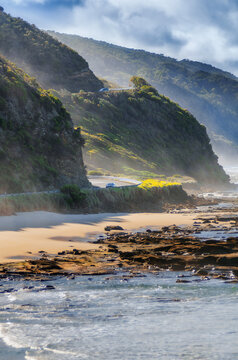 Cliffs along the Great Ocean Road, Victoria, Australia