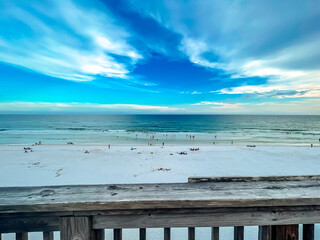 wooden pier on the beach