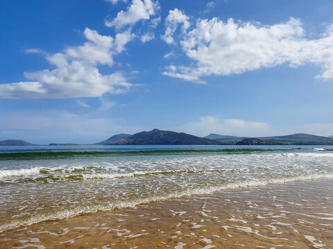 Crystal Clear Water & Golden Sand At Ballymastocker Beach Co. Donegal