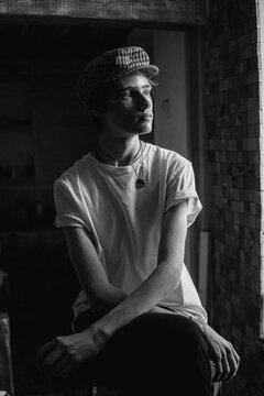 Black And White Vintage  Androgynous Portraits