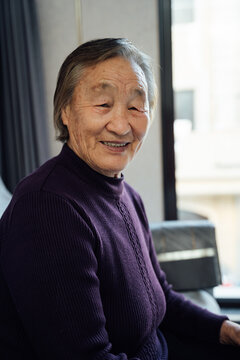 Portrait of Asian senior woman