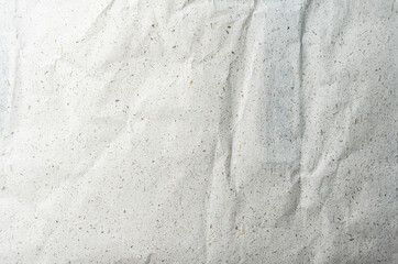 White crumpled paper background, texture old for web design screensavers. Template for various...