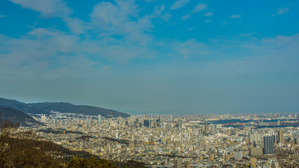 兵庫県・神戸市中央区の全景