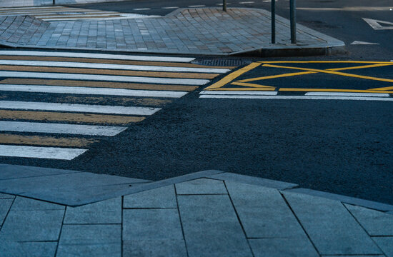 Marking Of The Road Surface.