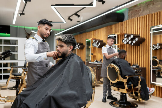 Concept Of Barbershop Service