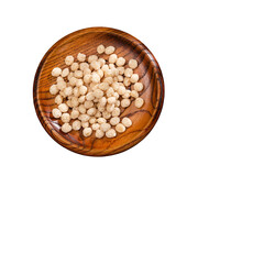 Organic popping quinoa - Chenopodium quinoa. Healthy food