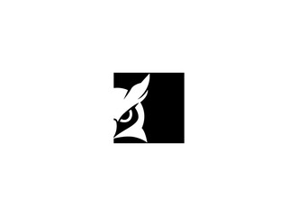 The owl vector logo illustration. 