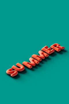 inflatable word summer