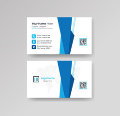 Modern Creative Clean Business Card Design Template Vector