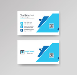 Modern Creative Clean Business Card Design Template Vector