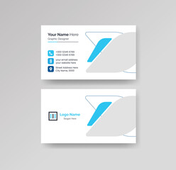 Modern Creative Clean Business Card Design Template Vector