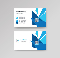 Modern Creative Clean Business Card Design Template Vector