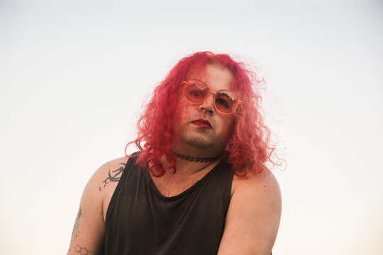 Transgender woman portrait