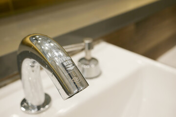  instant electric water tap close up 